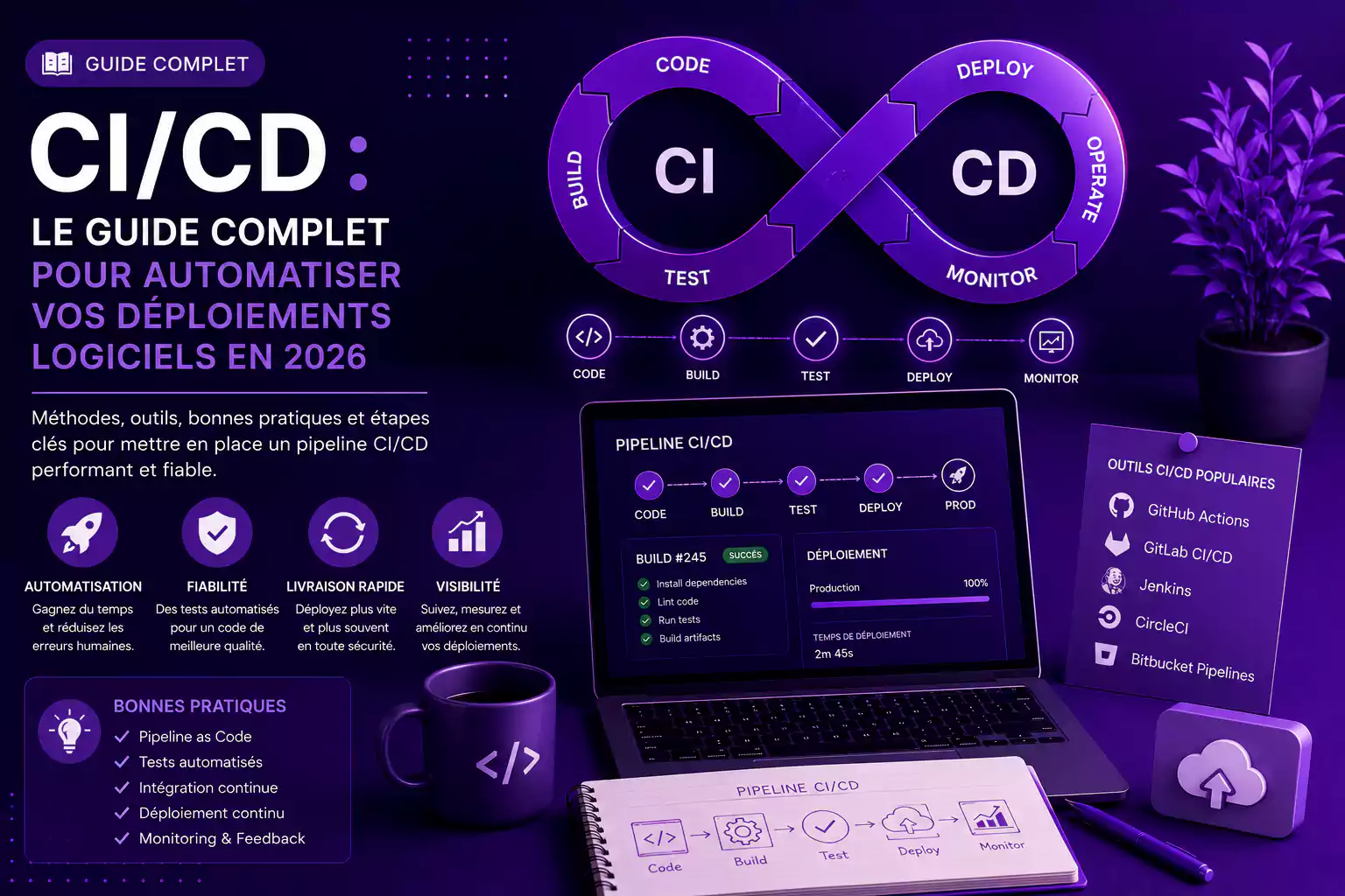 CI/CD : le guide complet pour automatiser vos déploiements logiciels